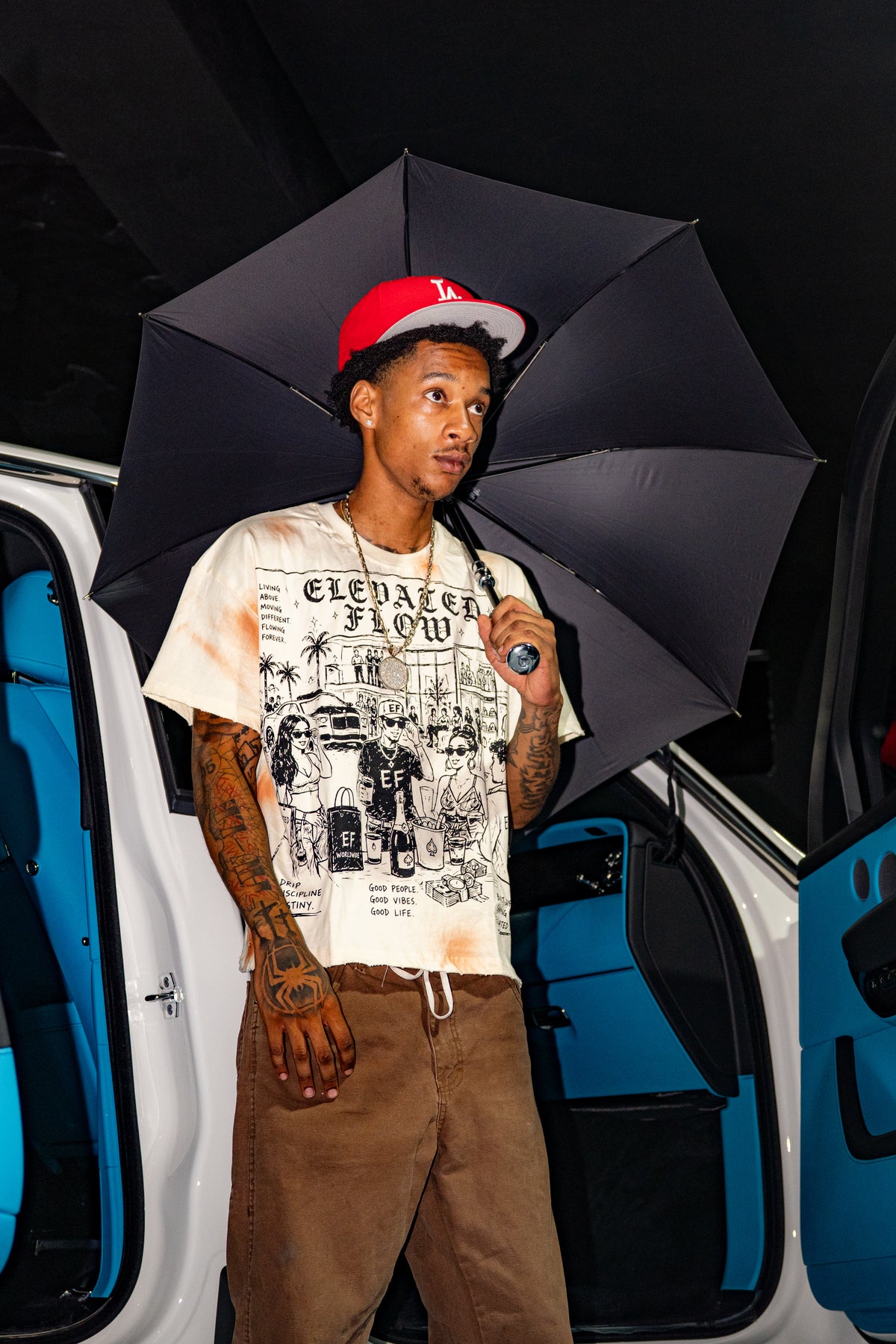 Elevated Flow Tee - Tan