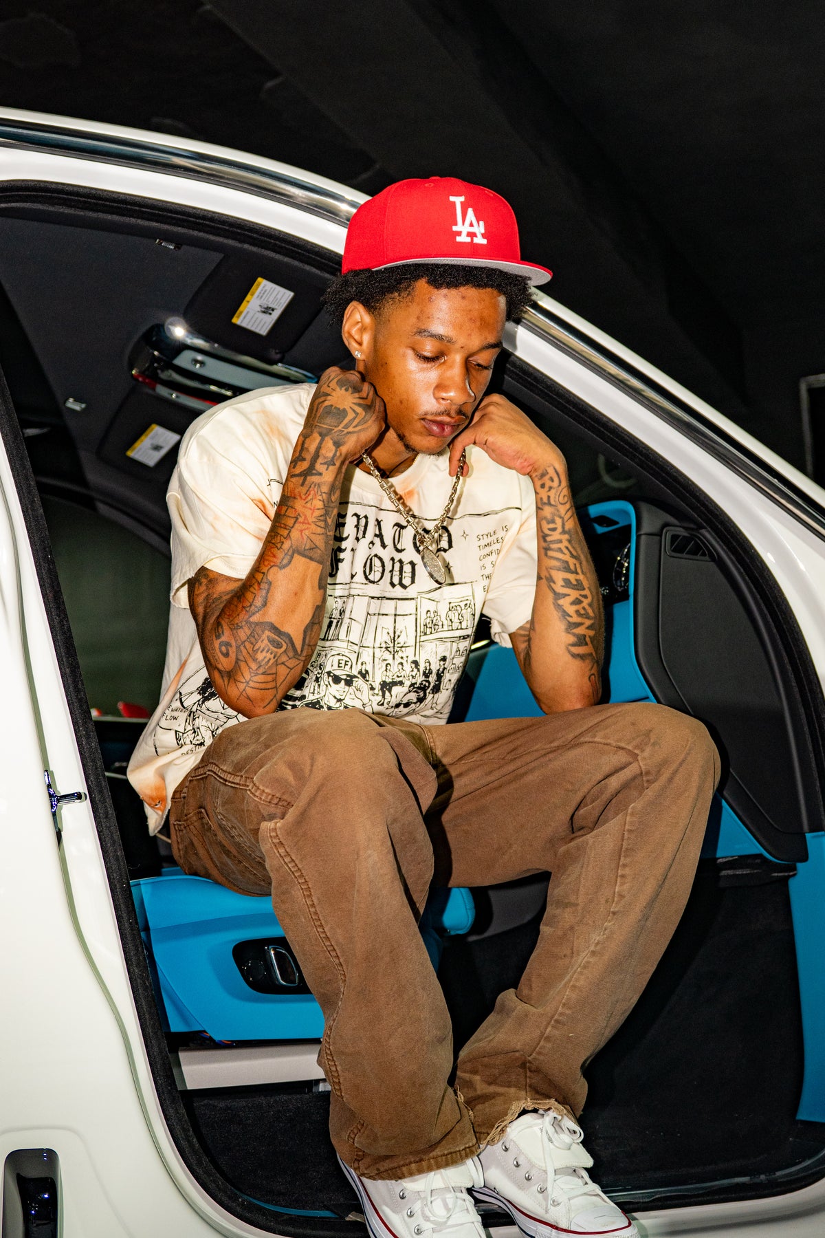 Elevated Flow Tee - Tan
